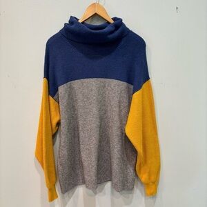 Free People Oversized Turtleneck Pullover Sweater Women’s Size Small